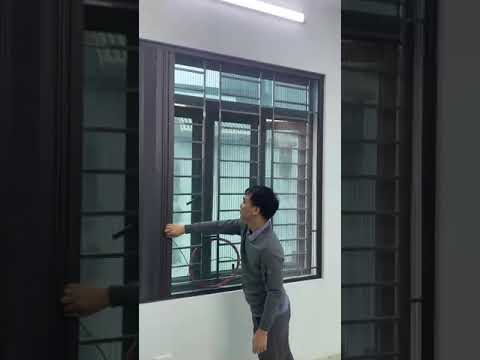 Vách ngăn tổ ong Blinds kết hợp cửa lưới chống muỗi 2 in 1 - hệ 27