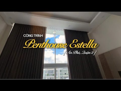 |Rèm cửa Blinds| Công trình rèm vải 2 lớp cao cấp tại Penthouse Estella #blinds #remvai #curtains