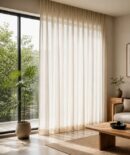 Rèm linen Japandi