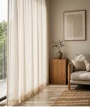 Rèm linen Japandi