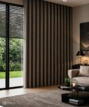 Rèm vải Taupe Shadow cản sáng cho phòng khách