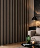 Rèm vải Taupe Shadow màu nâu xám hiện đại