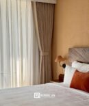 Rèm vải 2 lớp màu vàng (2)