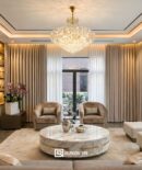 Rèm vải 2 lớp màu vàng (3)