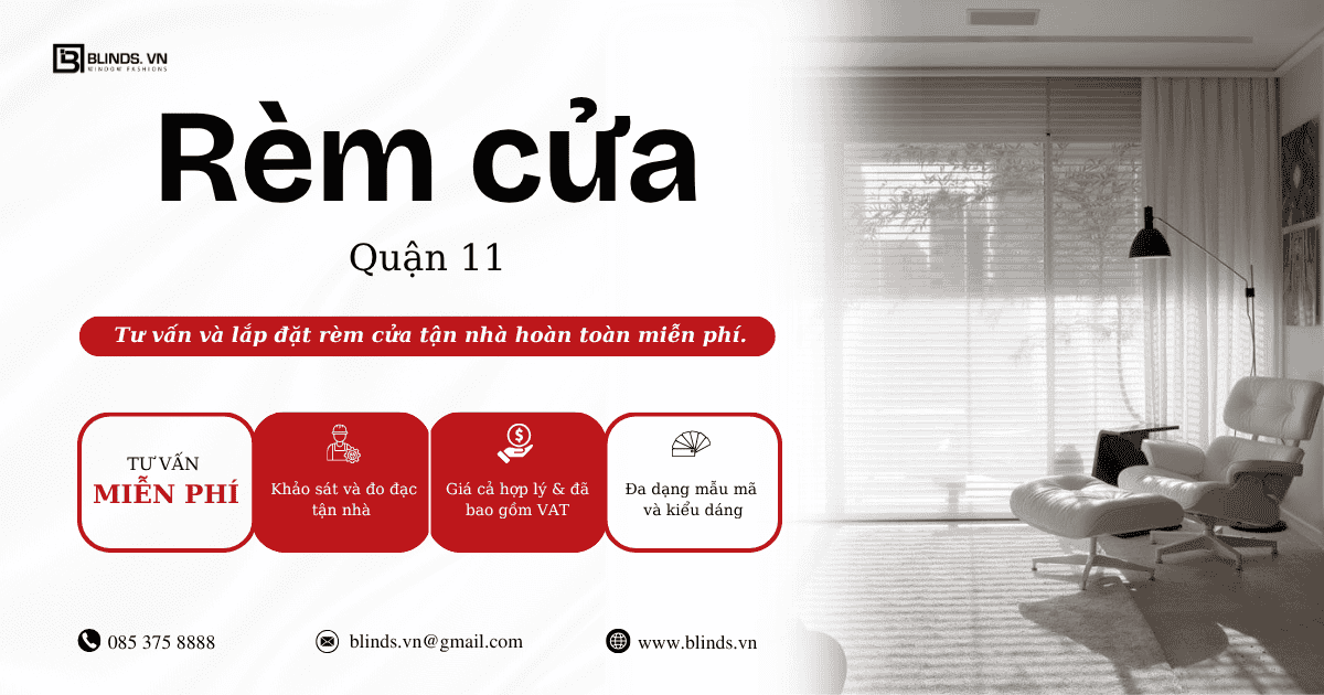rèm cửa phường 11