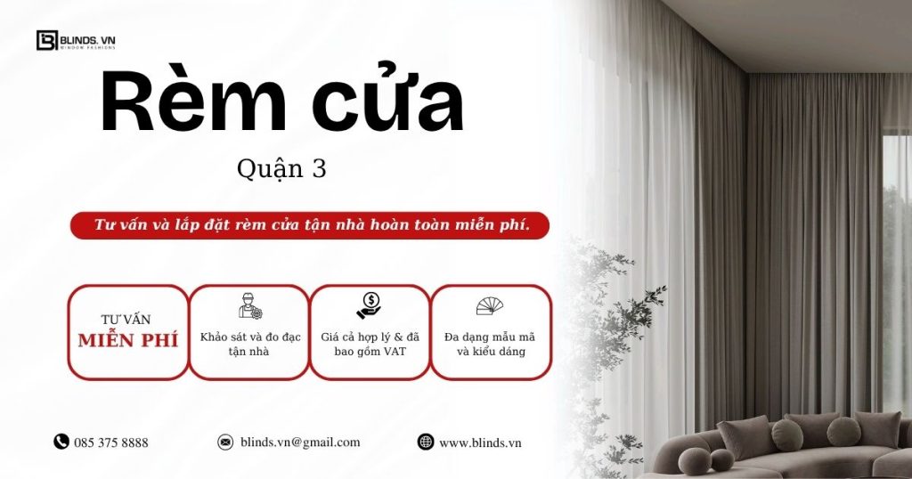 rèm cửa quận 3