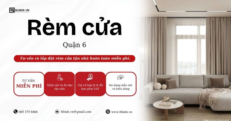 rèm cửa tại quận 6
