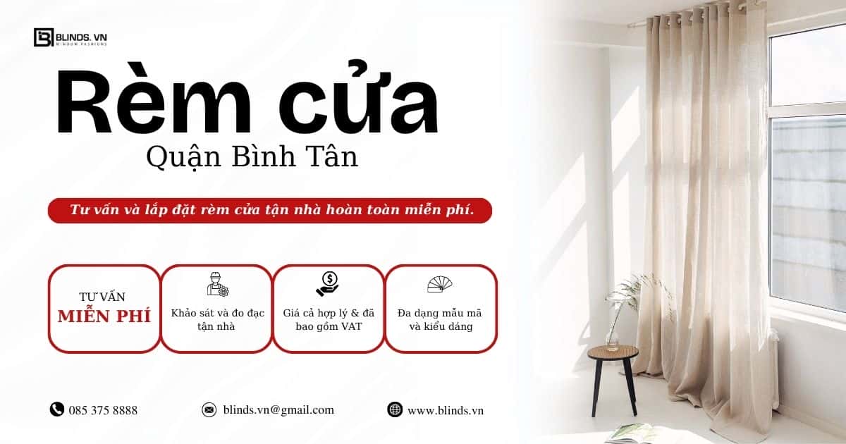 rèm cửa quận bình tân