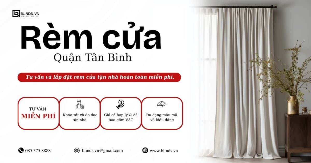rèm cửa quận tân bình