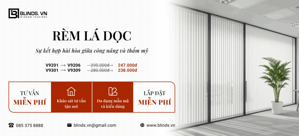 rèm lá dọc - blinds việt nam