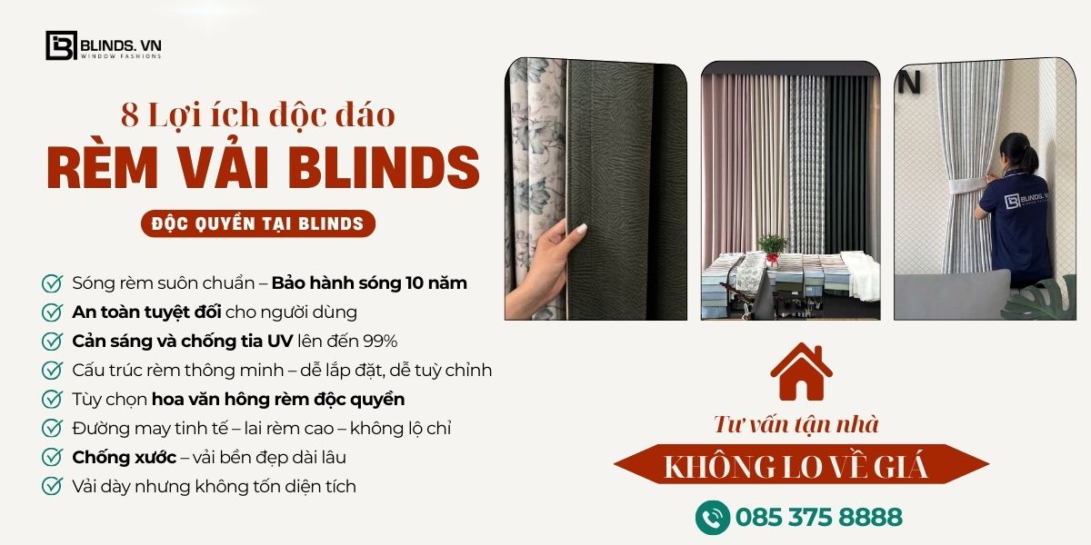 rem vai blinds DOC QUYEN