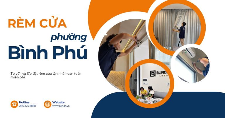 Rèm cửa phường Bình Phú quận 6