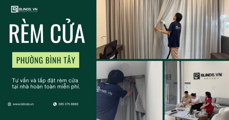 rèm cửa phường bình tây quận 6