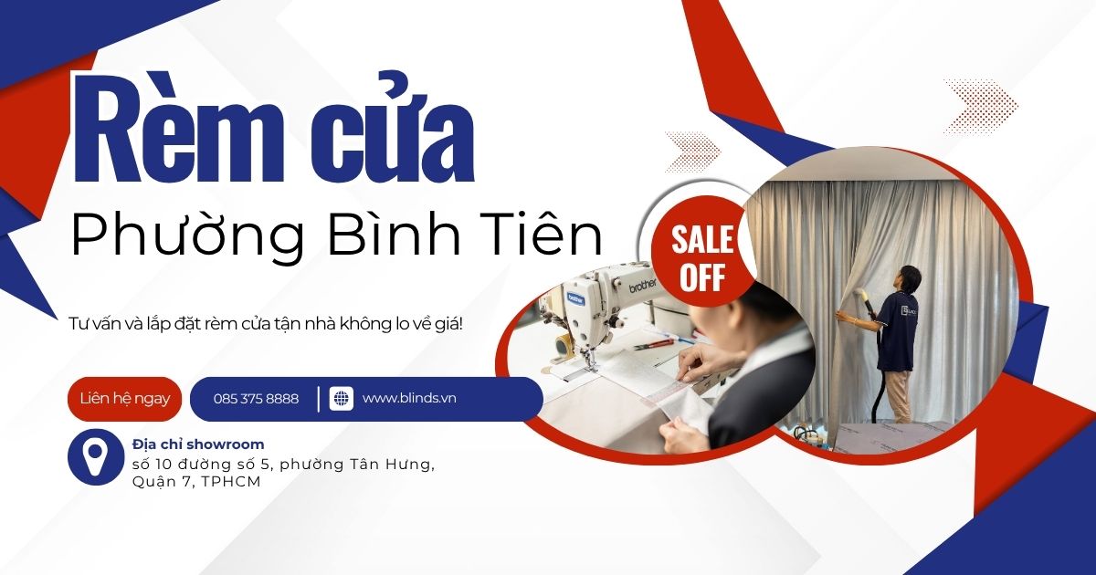 rèm cửa phường bình tiên quận 6
