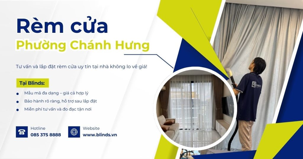 rèm cửa phương Chánh Hưng quận 8