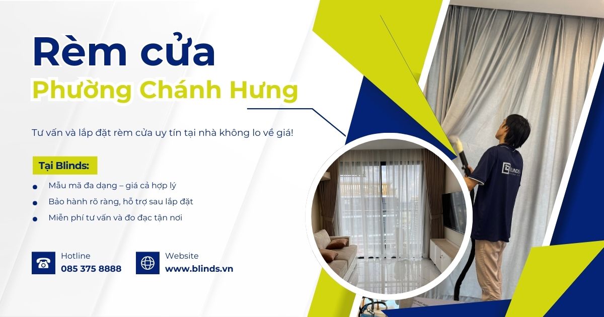 rèm cửa phương Chánh Hưng quận 8