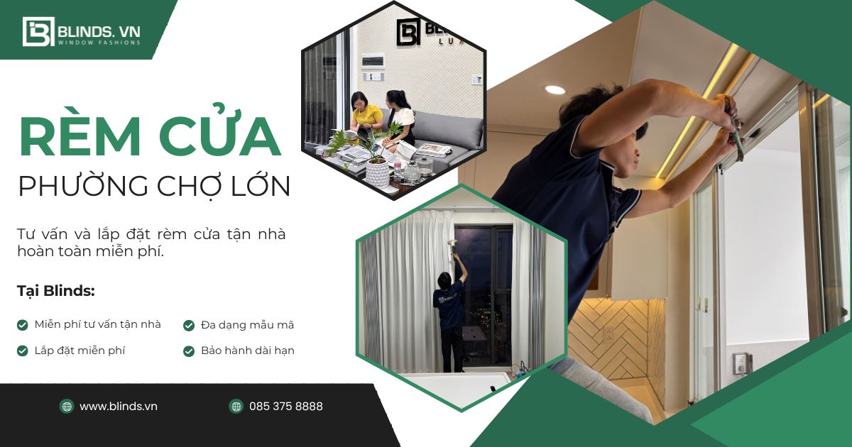 rèm cửa phường chợ lớn quận 5