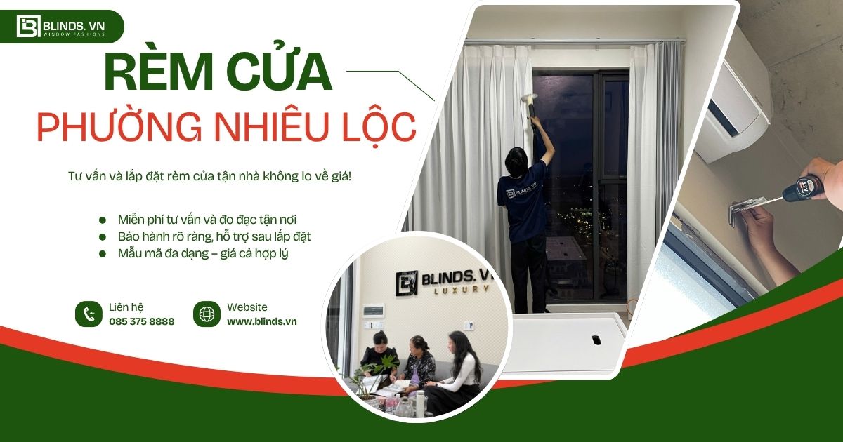 rèm cửa Phường Nhiêu Lộc quận 3