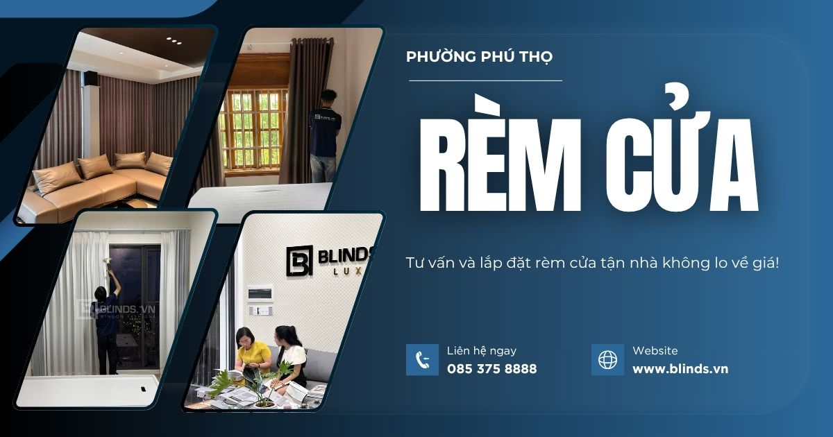 Rèm cửa phường Phú Thọ quận 11