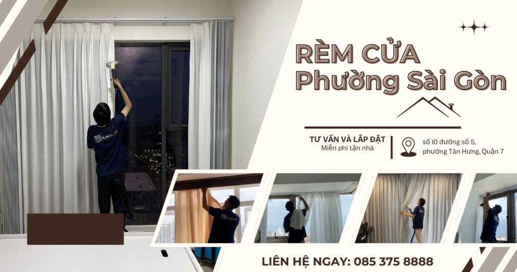 Rèm cửa phường Sai Gòn quận 1