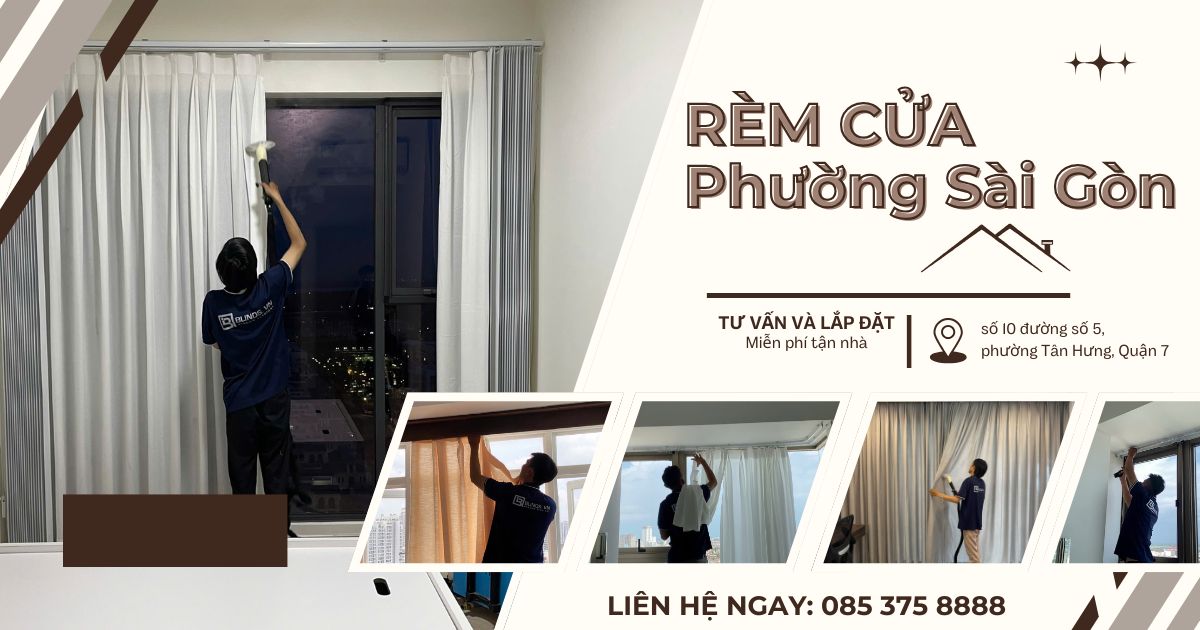 Rèm cửa phường Sai Gòn quận 1