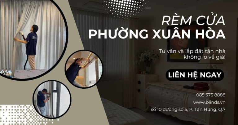 Rèm cửa Phường Xuân Hòa quận 3