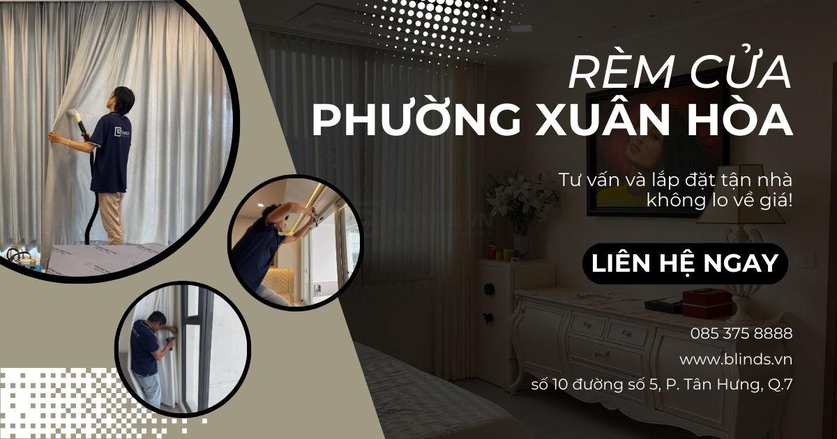 Rèm cửa Phường Xuân Hòa quận 3