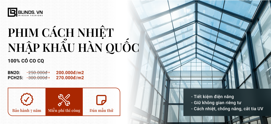 Phim cách nhiệt nhà kính Hàn Quốc
