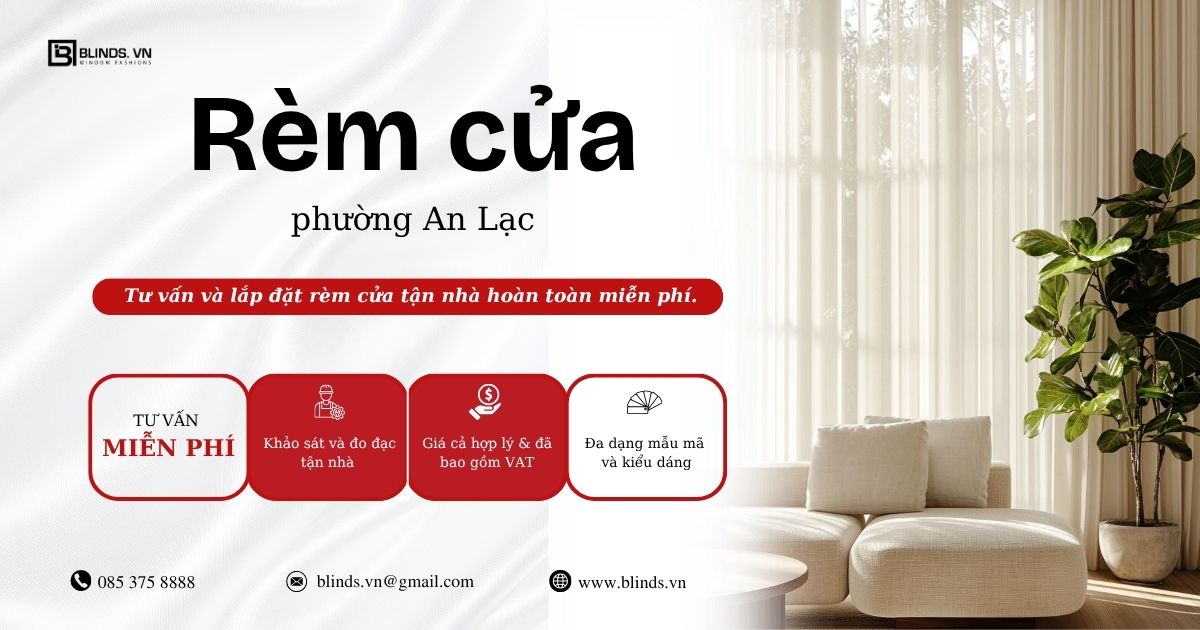 rèm cửa phường An Lạc quận Bình Tân