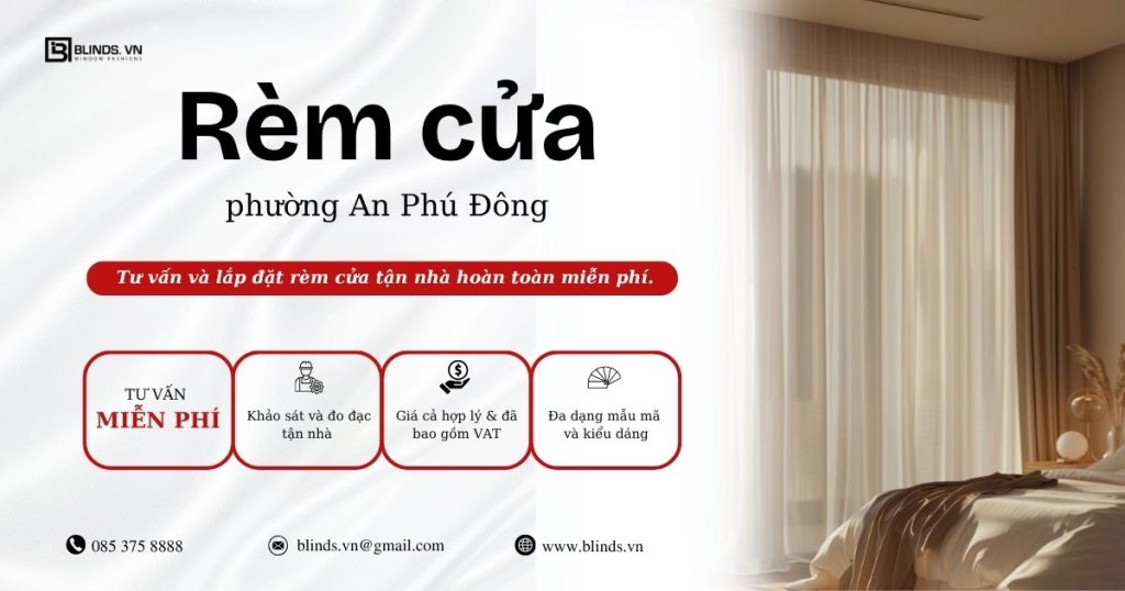 rèm cửa phường an phú đông quận 12