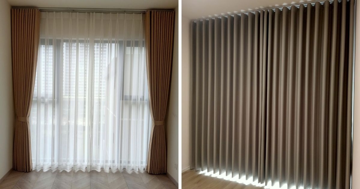 Rèm vải 2 lớp 