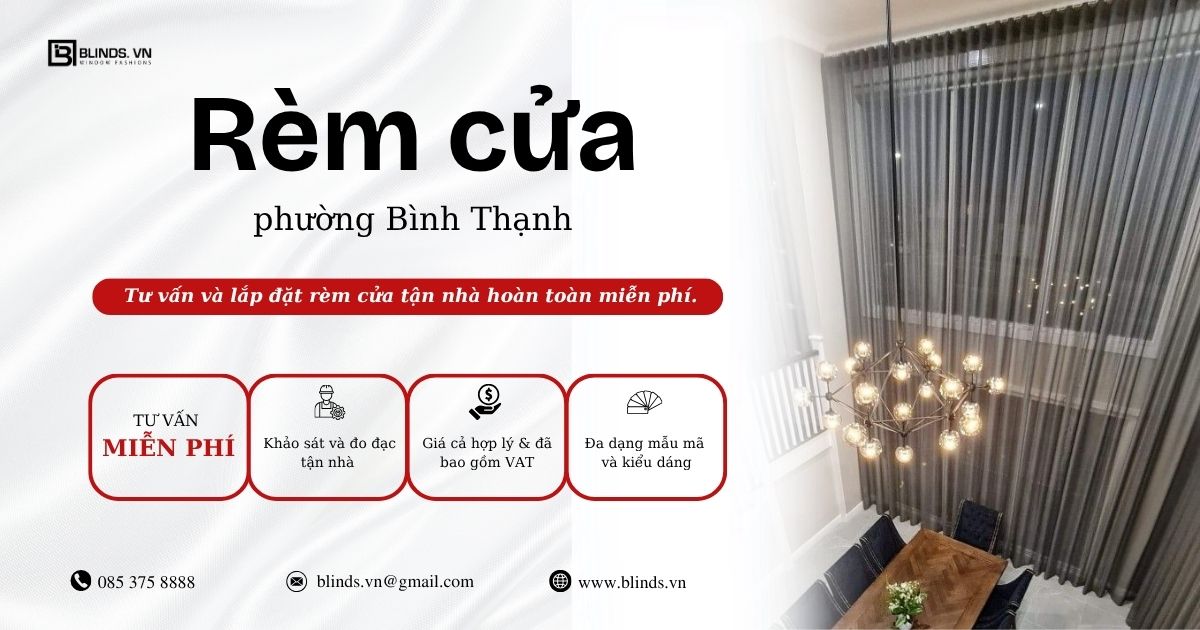rèm cửa phường bình thạnh quận bình thạnh