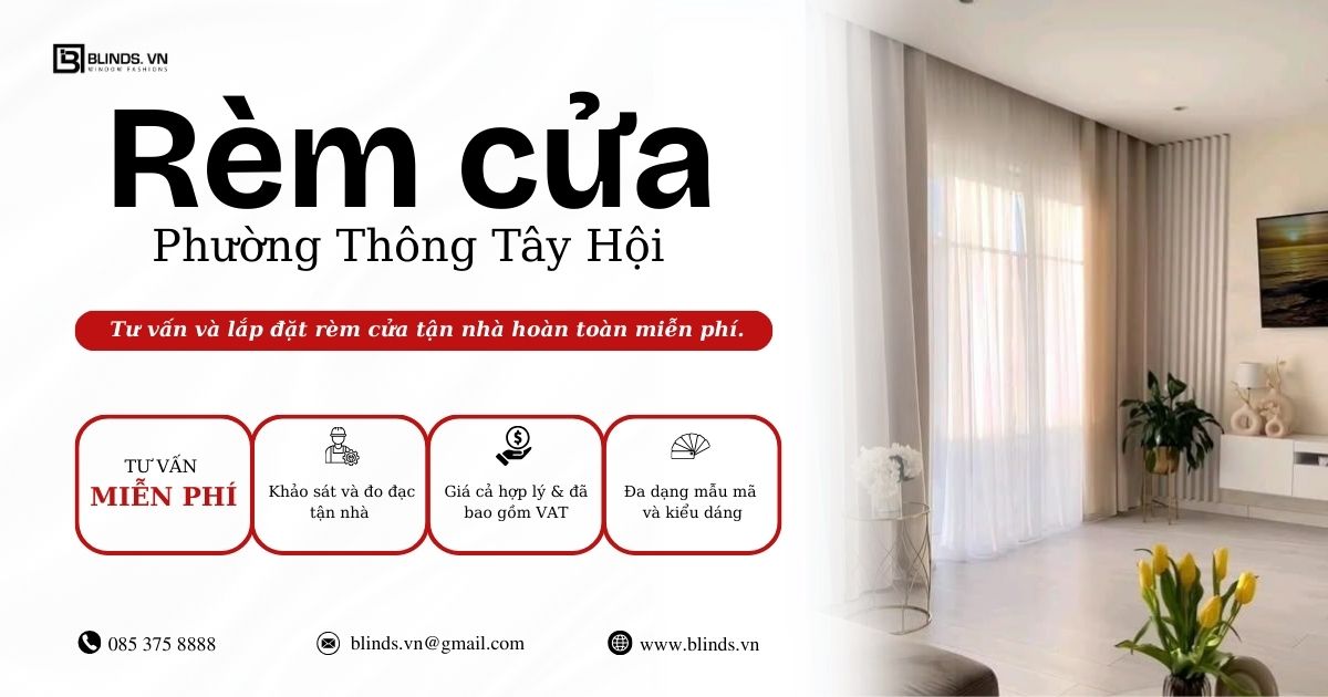 rèm cửa phường thông tây hội