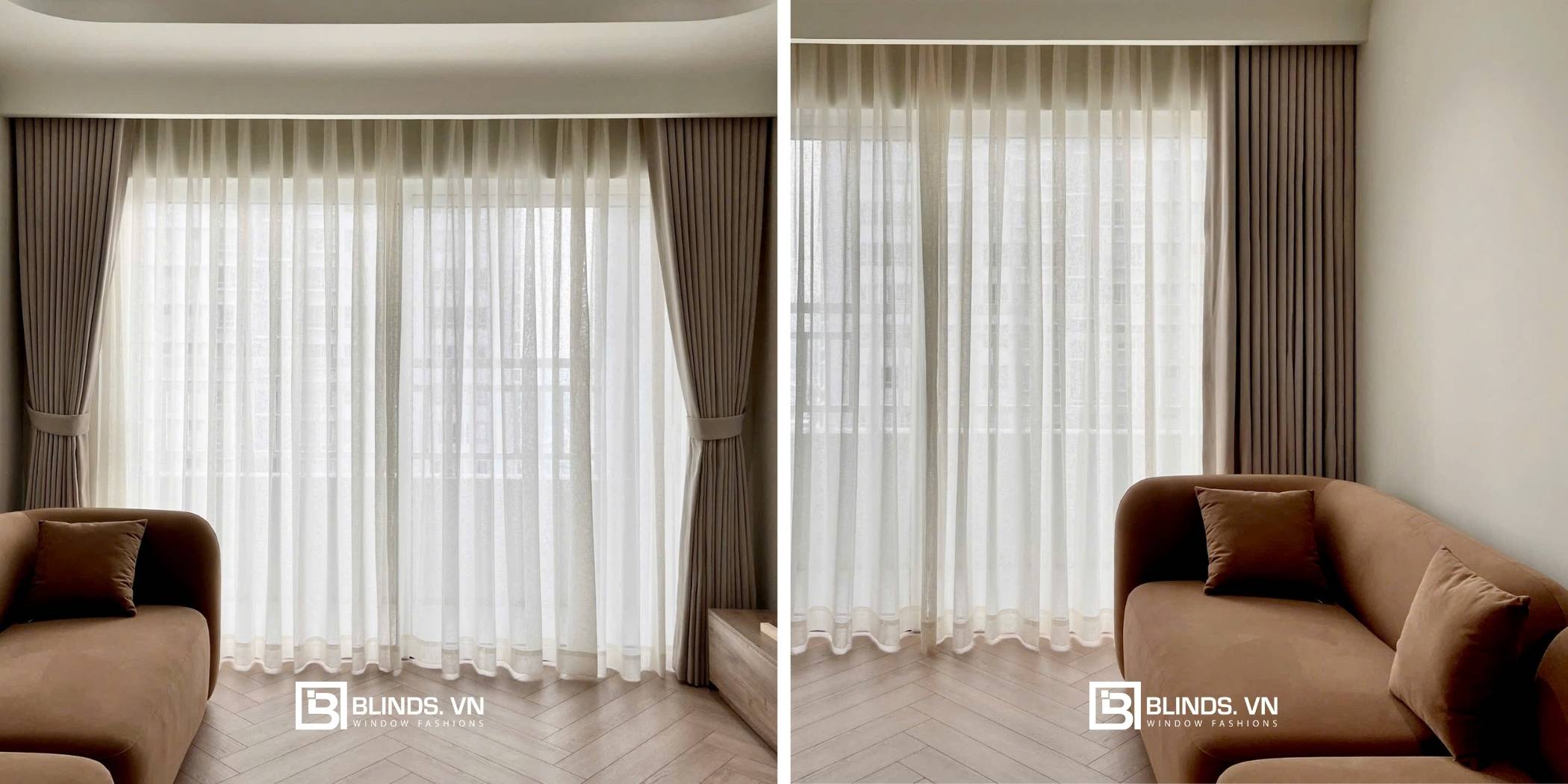 Vinhomes Grand Park, Quận 9 2 Rèm cửa Blinds tại Vinhomes Grand Park 2