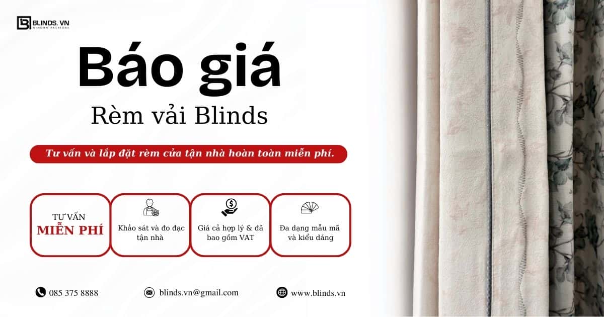 báo giá rèm vải blinds