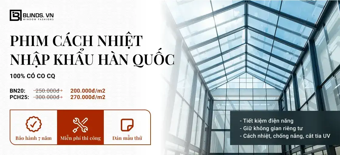 Phim cách nhiệt nhà kính Hàn Quốc