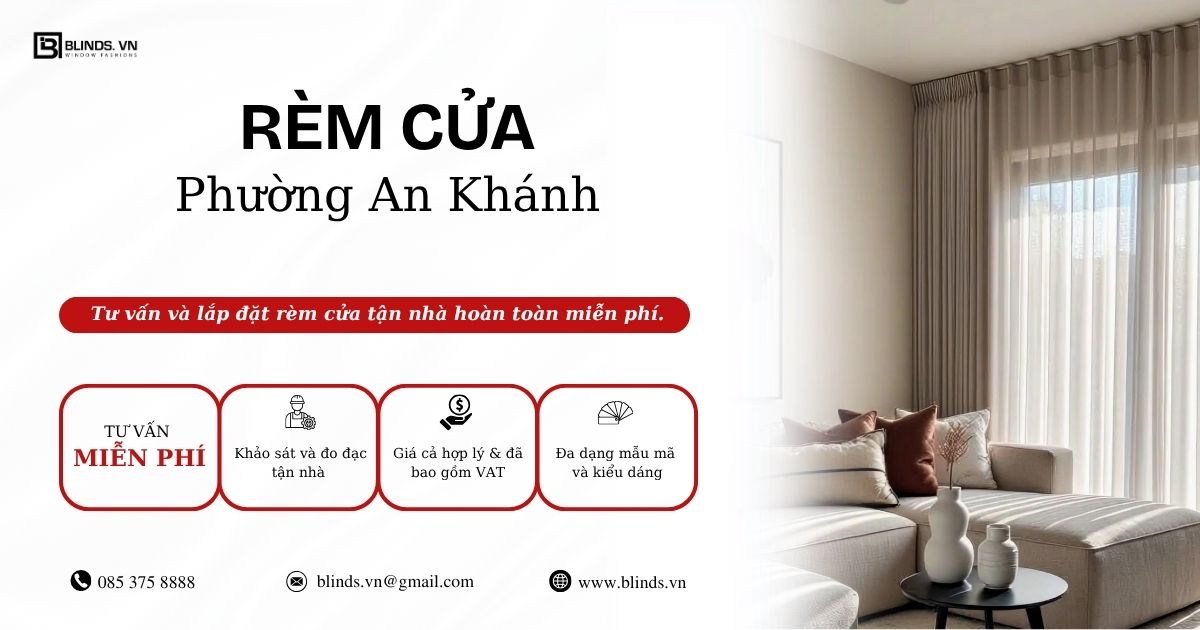 rèm cửa phường an khánh
