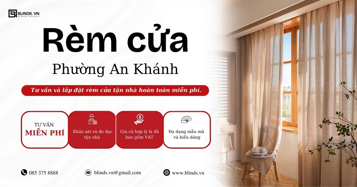 rèm cửa phường an khánh