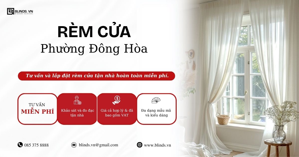 rèm cửa phường đông hòa