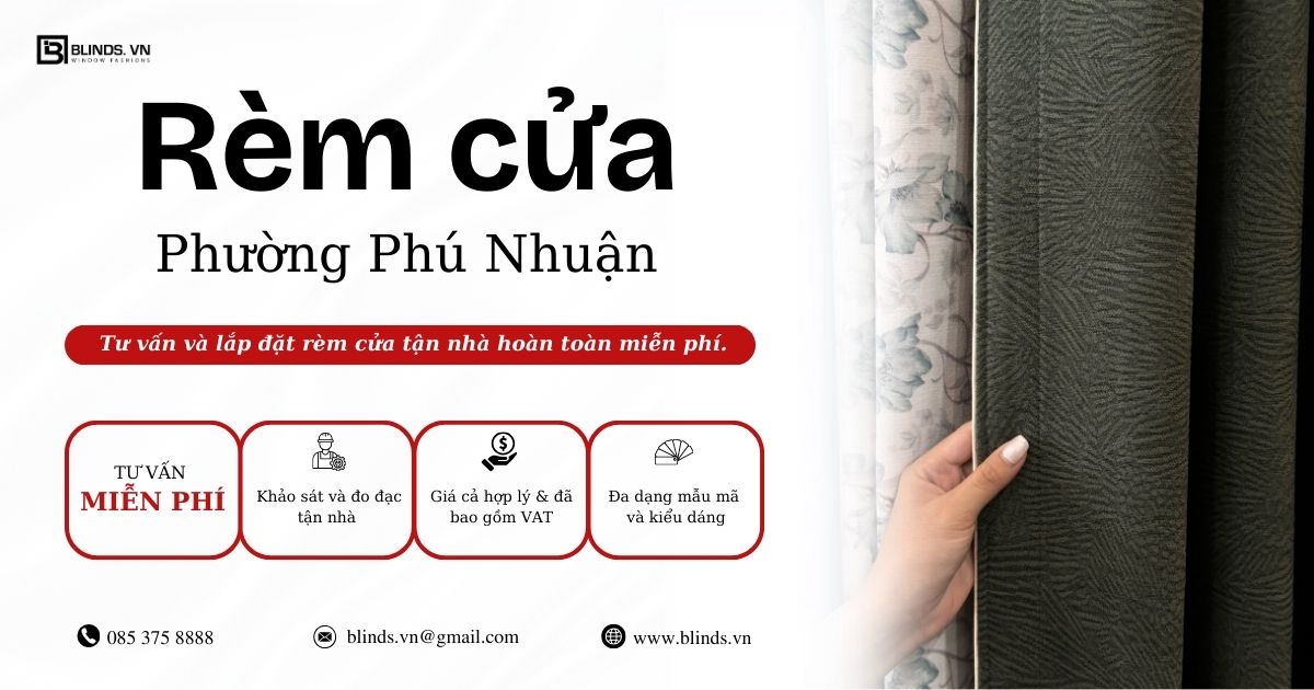 rèm cửa phường phú nhuận