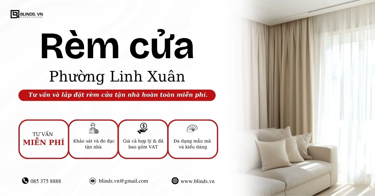 rèm cửa phường linh xuân