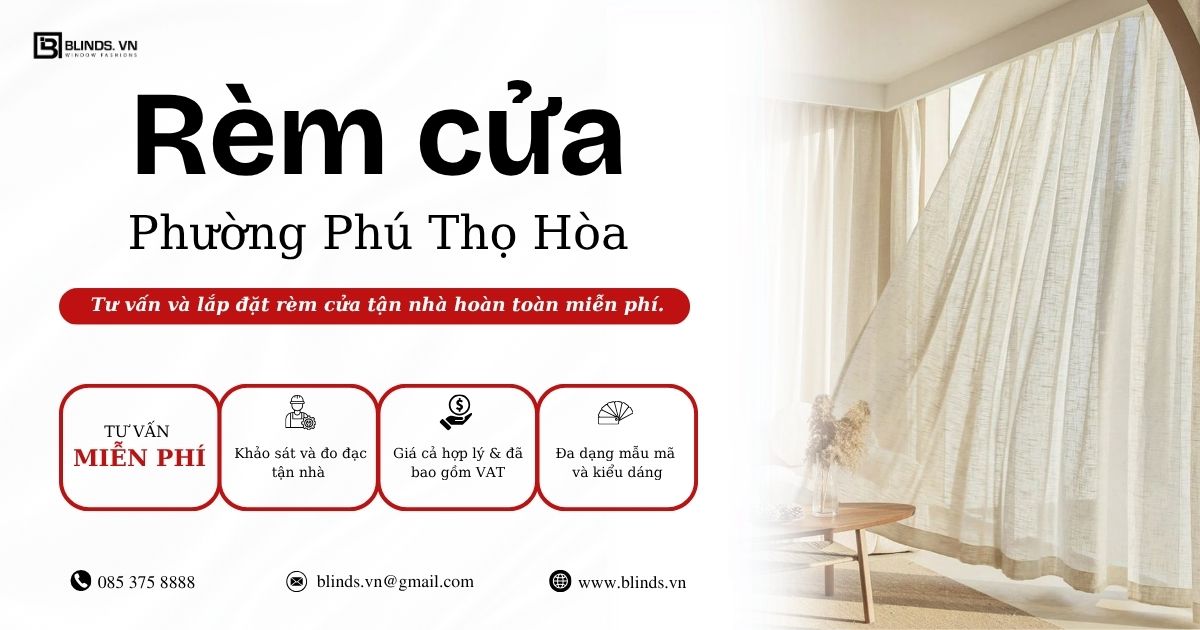rèm cửa phường phú thọ hòa