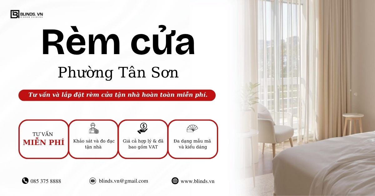 rèm cửa phường tân sơn