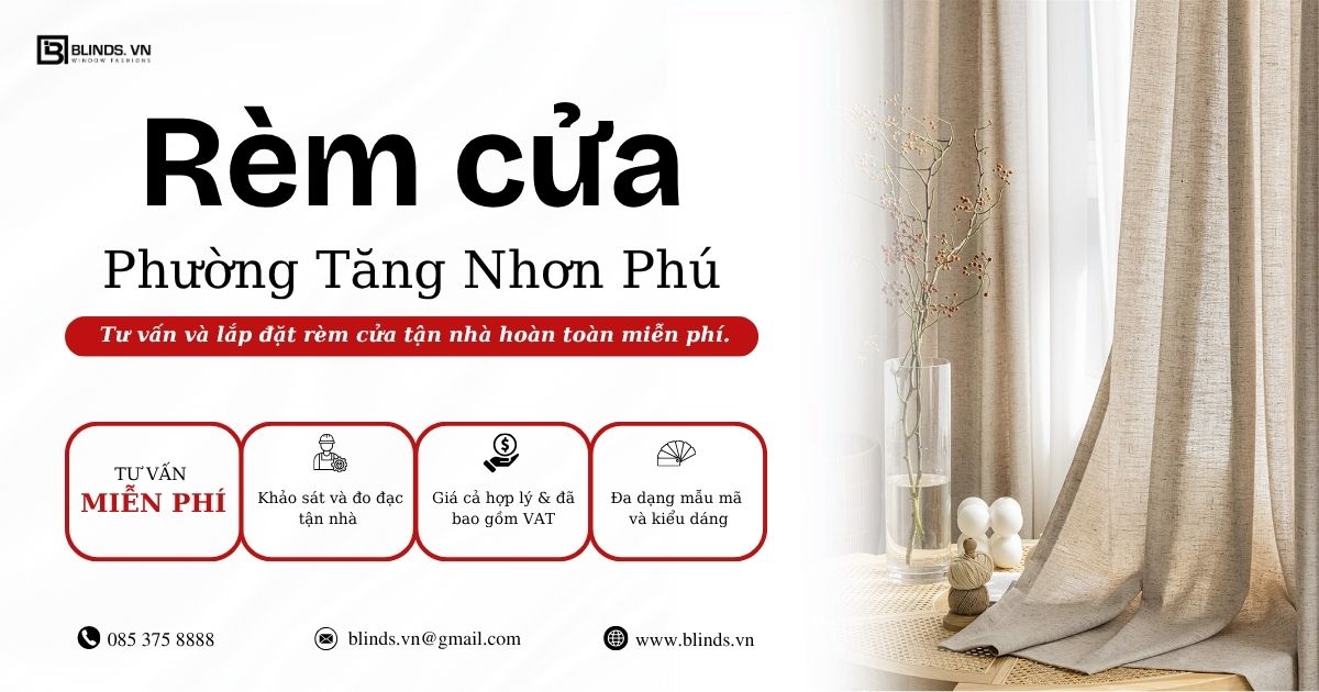rèm cửa phường tăng nhơn phú