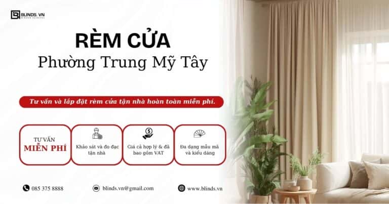 rèm cửa phường trung mỹ tây