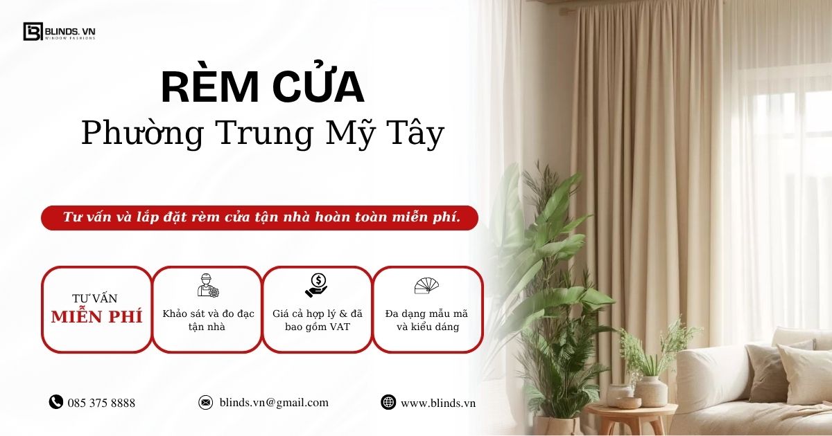 rèm cửa phường trung mỹ tây