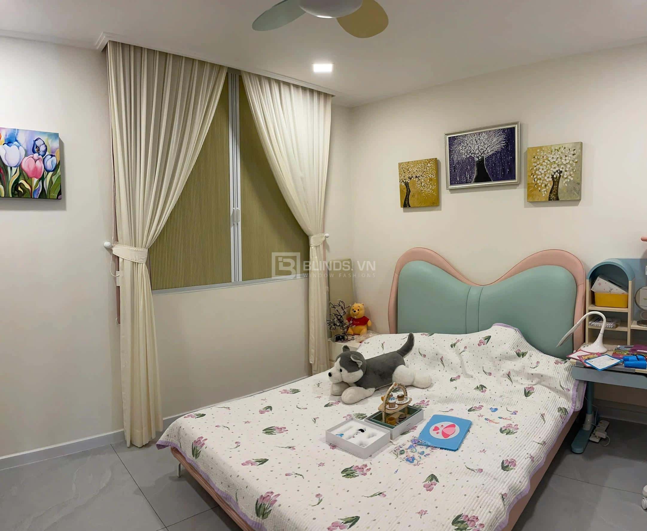 Công trình rèm cửa nhà chị Saral – Cao ốc Imperia: Sự kết hợp tinh tế giữa rèm vải, rèm lá dọc và vách ngăn tổ ong 32 unnamed