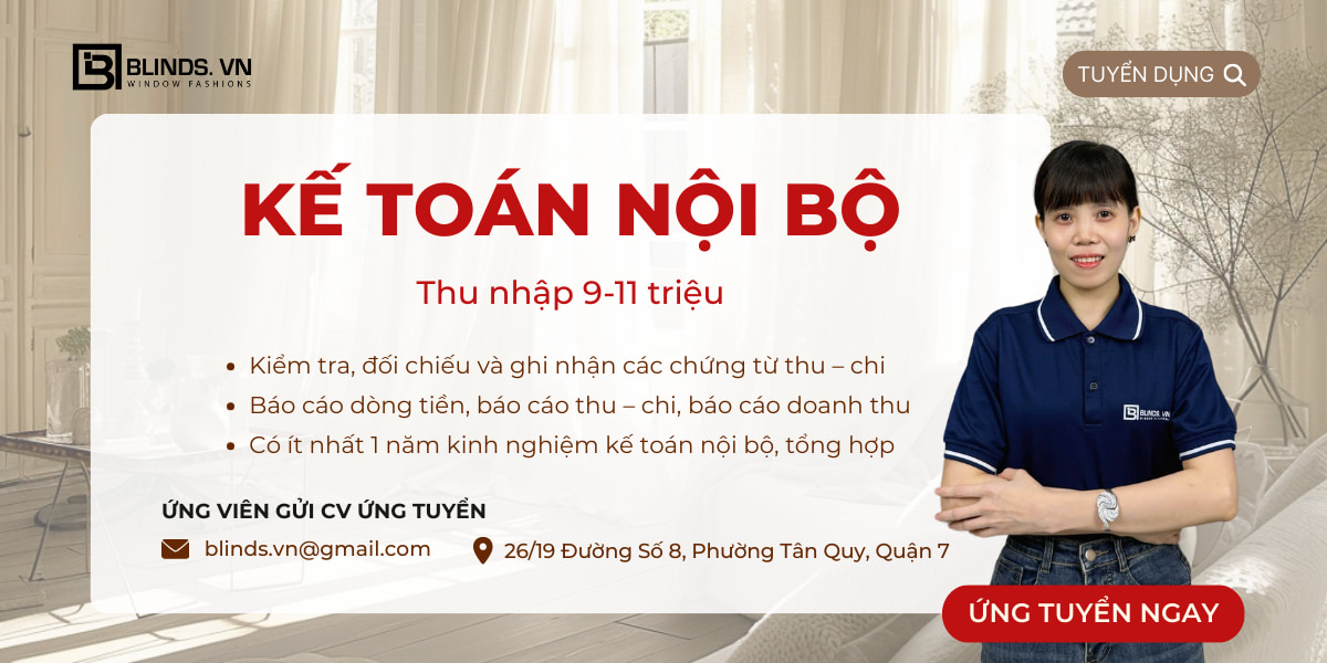 Tuyển dụng kế toán nội bộ