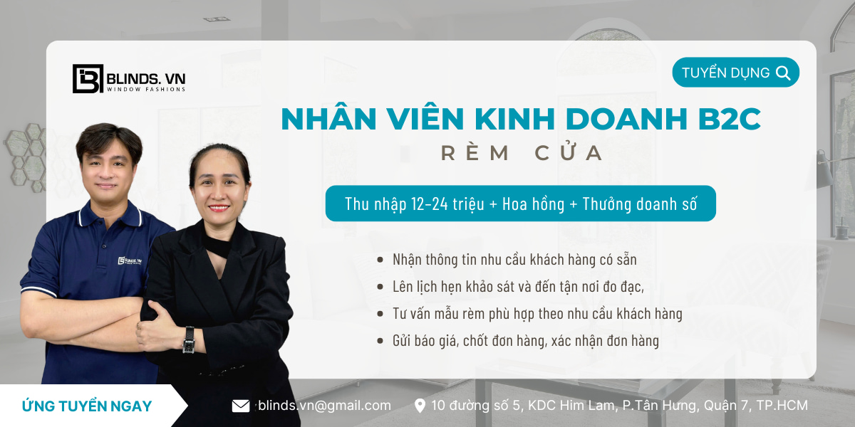 Tuyển dụng nhân viên kinh doanh b2c