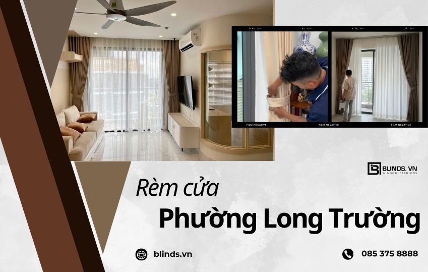 Rèm cửa phường Long Trường